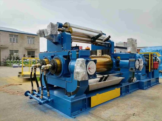 XK-550 Kauçuk Karıştırma Değirmeni Makinesi 110Kw Açık Değirmen Kauçuk Karıştırma